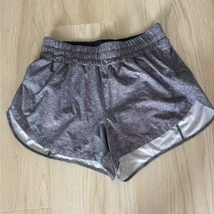 lululemon athletica Heathered Gray Women's Athletic Shorts
